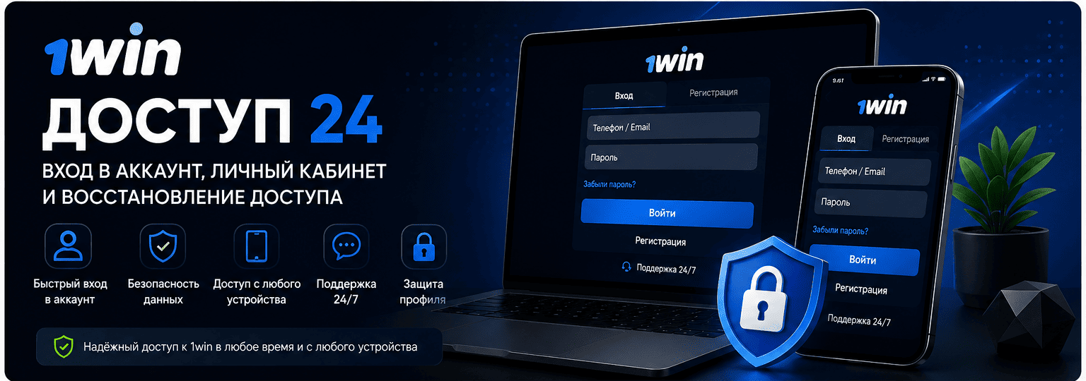 1win доступ 24 вход в аккаунт личный кабинет и восстановление доступа